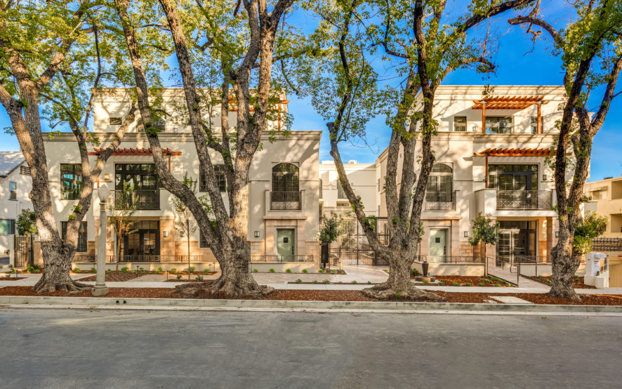 Chelsea Court Street View, Luxury townhomes, Pasadena, CA