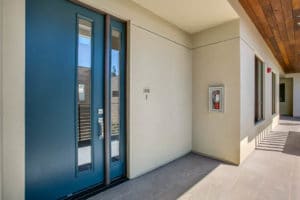 West Grove Pasadena condominiums, 125 Hurlbut Street - Front door