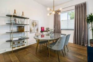 West Grove Pasadena condominiums, 125 Hurlbut Street - Dining area