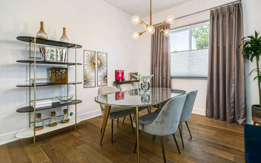 West Grove Pasadena condominiums, 125 Hurlbut Street - Dining area