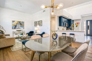 West Grove Pasadena condominiums, 125 Hurlbut Street - Dining and living room