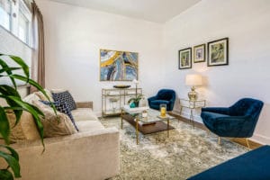 West Grove Pasadena condominiums, 125 Hurlbut Street - Living Room