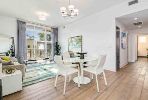 West Grove Pasadena condominiums, 125 Hurlbut Street - Living Room